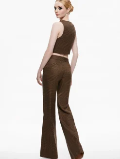 Alice and Olivia COLLEY NOTCH COLLAR BLAZER + DEANNA HIGH WAISTED BOOTCUT PANT *CLOTHING