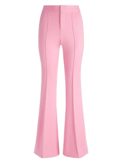 Alice and Olivia DANETTE HIGH RISE FLARE SLIT TROUSER CHERRY BLOSSOM*FEATURED SHOPS | CLOTHING
