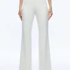 Alice and Olivia DEANNA HIGH WAISTED BOOTCUT PANT ECRU*CLOTHING