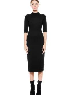 Alice and Olivia DELORA FITTED MIDI DRESS *FEATURED SHOPS | DRESSES | CLOTHING