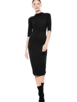 Alice and Olivia DELORA FITTED MIDI DRESS *FEATURED SHOPS | DRESSES | CLOTHING