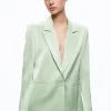 Alice and Olivia DENNY NOTCH COLLAR BOYFRIEND BLAZER *CLOTHING