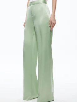 Alice and Olivia DENNY NOTCH COLLAR BOYFRIEND BLAZER + DEANNA HIGH WAISTED BOOTCUT PANT *CLOTHING