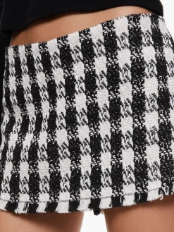 Alice and Olivia DEON TWO-FER TWEED JACKET + MACE TWEED MINI SKORT *CLOTHING