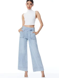 Alice and Olivia DONALD HIGH WAISTED JEAN ROCKSTAR BLUE*FEATURED SHOPS | CLOTHING | CLOTHING
