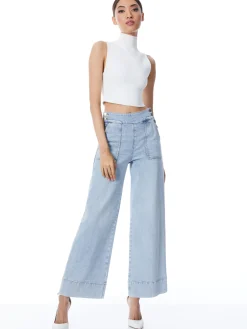 Alice and Olivia DONALD HIGH WAISTED JEAN ROCKSTAR BLUE*FEATURED SHOPS | CLOTHING | CLOTHING