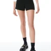 Alice and Olivia DONALD SIDE PANEL SHORT BLACK/OFF WHITE*FEATURED SHOPS | CLOTHING