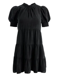 Alice and Olivia DORINE PUFF SLEEVE MINI DRESS BLACK*DRESSES | CLOTHING