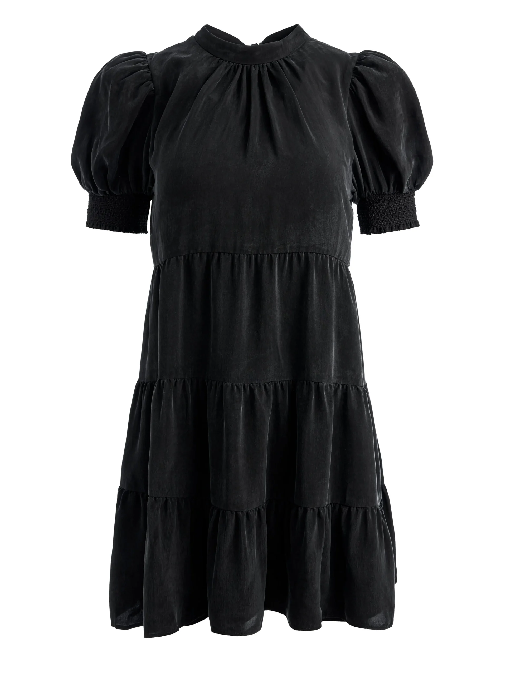 Alice and Olivia DORINE PUFF SLEEVE MINI DRESS BLACK*DRESSES | CLOTHING