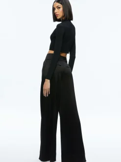 Alice and Olivia DORRIS RIBBED ZIP UP CARDIGAN *FEATURED SHOPS | CLOTHING