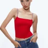 Alice and Olivia DRINA EMBELLISHED STRAP TANK *CLOTHING