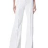 Alice and Olivia DYLAN VEGAN LEATHER WIDE LEG PANT ECRU*FEATURED SHOPS | FEATURED SHOPS | CLOTHING