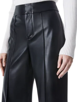 Alice and Olivia DYLAN VEGAN LEATHER WIDE LEG PANT BLACK*FEATURED SHOPS | FEATURED SHOPS | FEATURED SHOPS | CLOTHING
