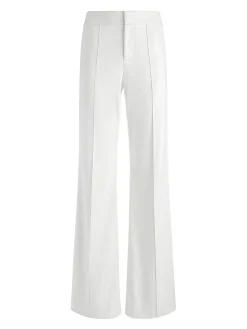 Alice and Olivia DYLAN VEGAN LEATHER WIDE LEG PANT ECRU*FEATURED SHOPS | FEATURED SHOPS | CLOTHING
