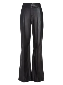 Alice and Olivia DYLAN VEGAN LEATHER WIDE LEG PANT BLACK*FEATURED SHOPS | FEATURED SHOPS | FEATURED SHOPS | CLOTHING
