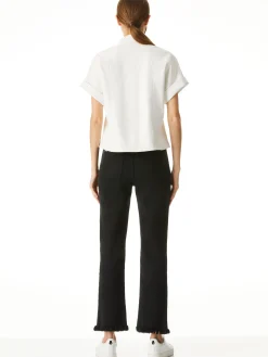 Alice and Olivia EDYTH VEGAN LEATHER BUTTON DOWN *FEATURED SHOPS | FEATURED SHOPS | CLOTHING