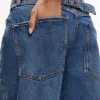 Alice and Olivia ERNIE LOW RISE BUCKLE BACK JEAN AVERY BLUE*FEATURED SHOPS | CLOTHING | CLOTHING