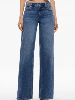 Alice and Olivia ERNIE LOW RISE BUCKLE BACK JEAN AVERY BLUE*FEATURED SHOPS | CLOTHING | CLOTHING
