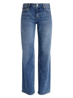 Alice and Olivia ERNIE LOW RISE BUCKLE BACK JEAN AVERY BLUE*FEATURED SHOPS | CLOTHING | CLOTHING