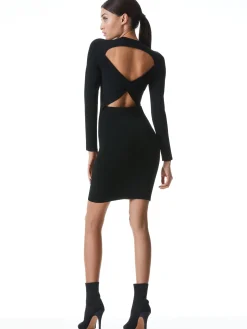 Alice and Olivia ESTELLE TWO WAY MINI DRESS BLACK*FEATURED SHOPS | DRESSES | CLOTHING