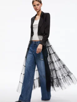 Alice and Olivia EVERLY TULLE BLAZER *FEATURED SHOPS | CLOTHING