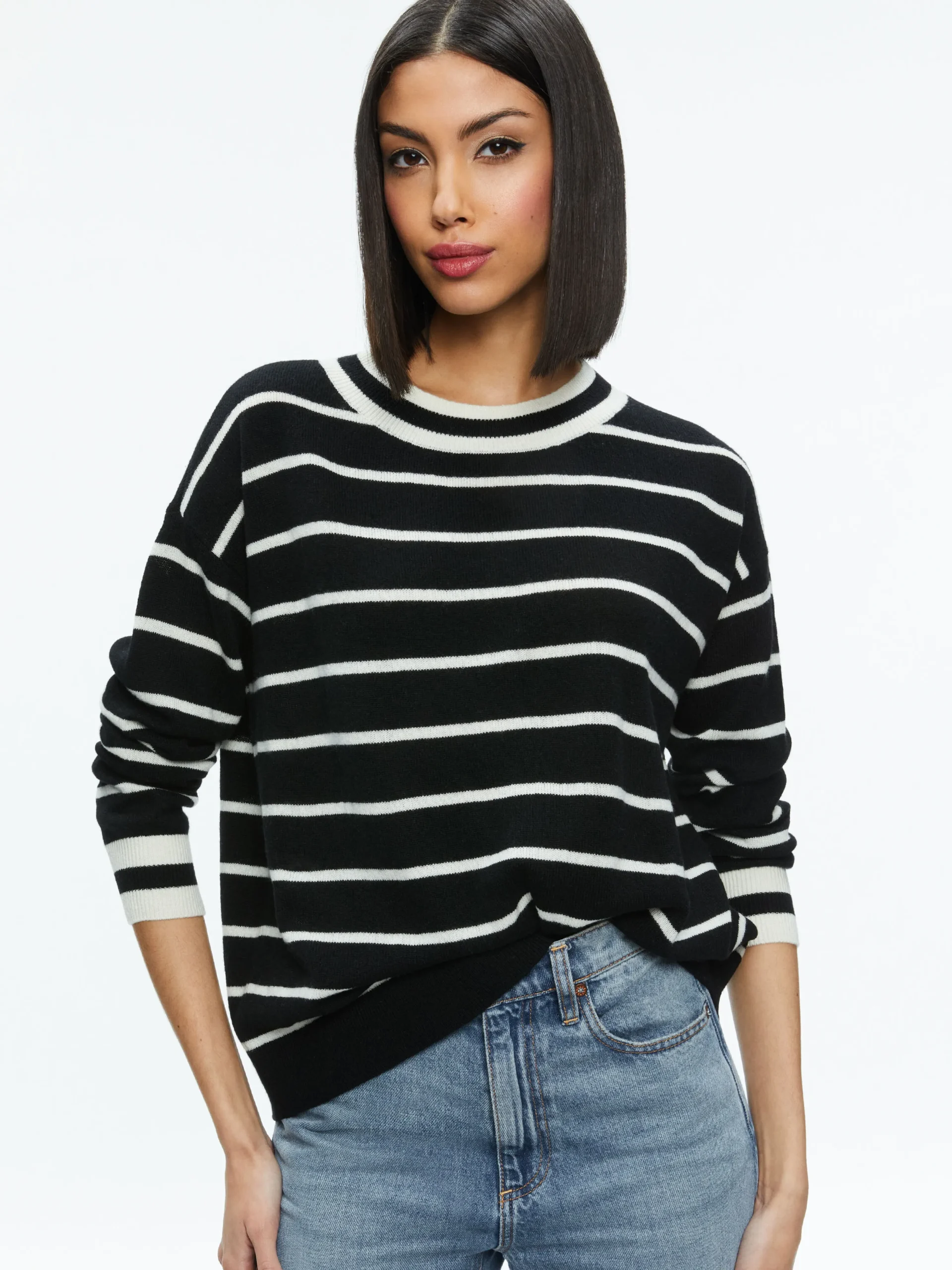 Alice and Olivia FILA CREWNECK PULLOVER *FEATURED SHOPS | CLOTHING