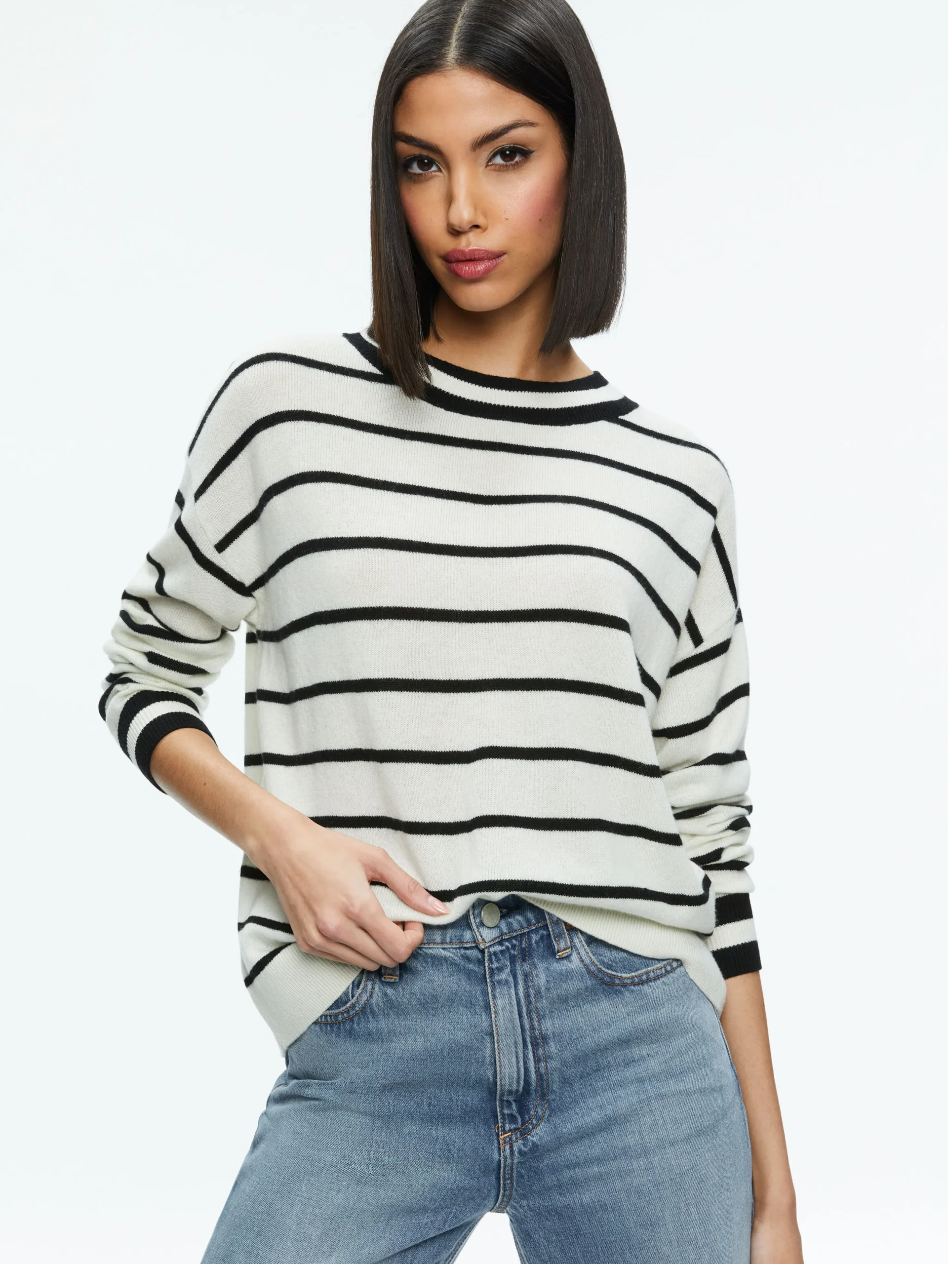 Alice and Olivia FILA CREWNECK PULLOVER *FEATURED SHOPS | CLOTHING