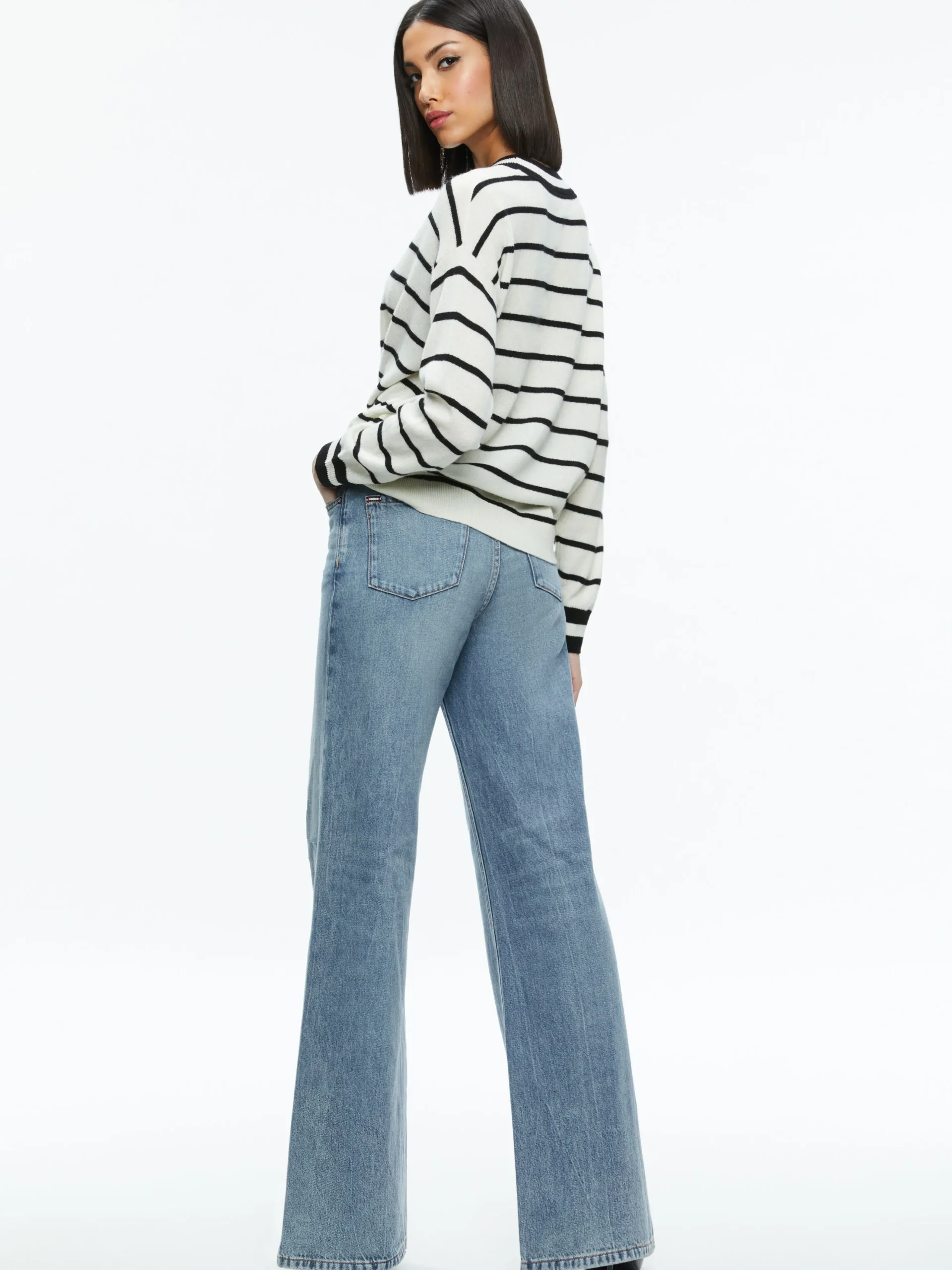 Alice and Olivia FILA CREWNECK PULLOVER *FEATURED SHOPS | CLOTHING