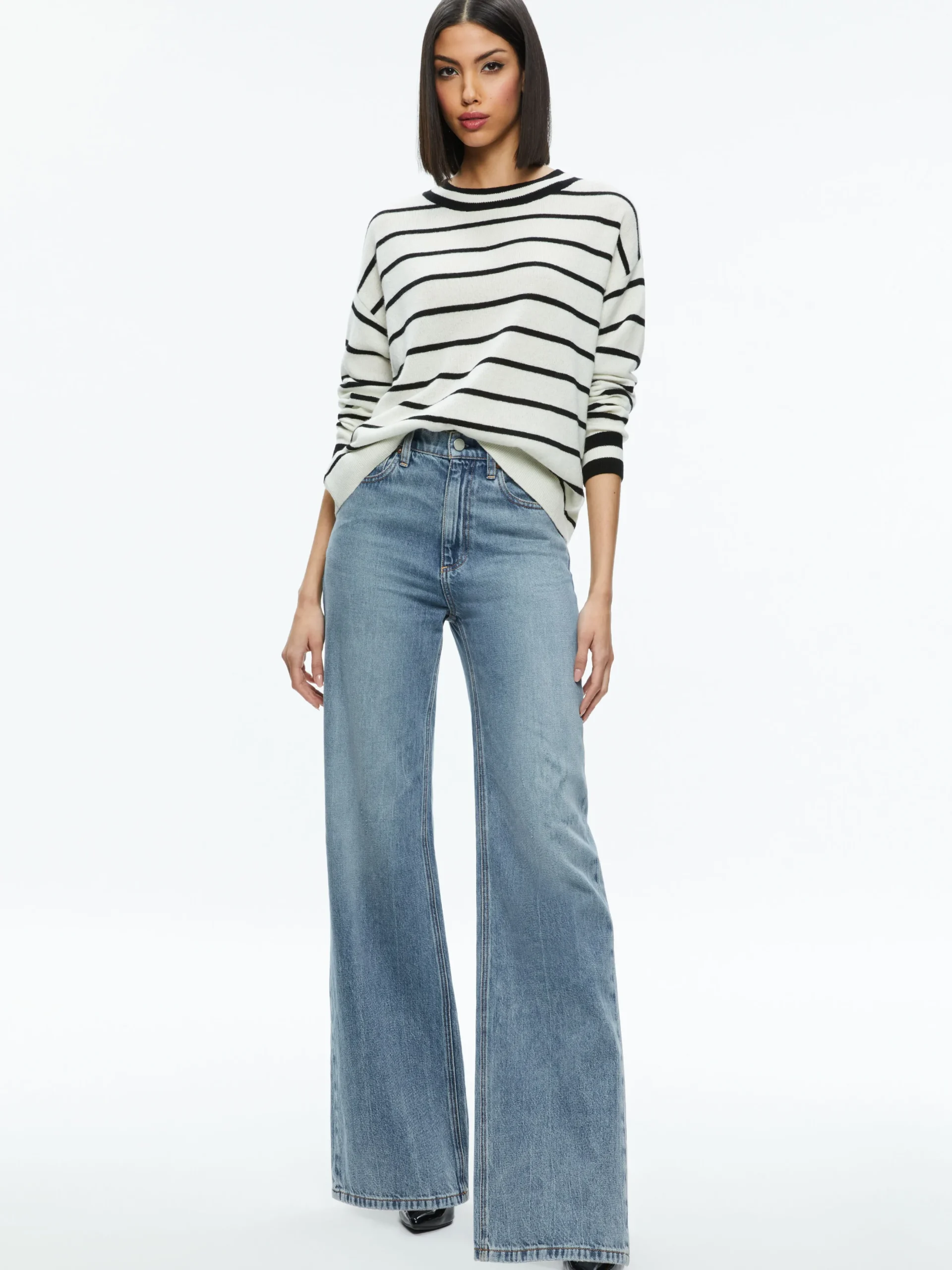 Alice and Olivia FILA CREWNECK PULLOVER *FEATURED SHOPS | CLOTHING