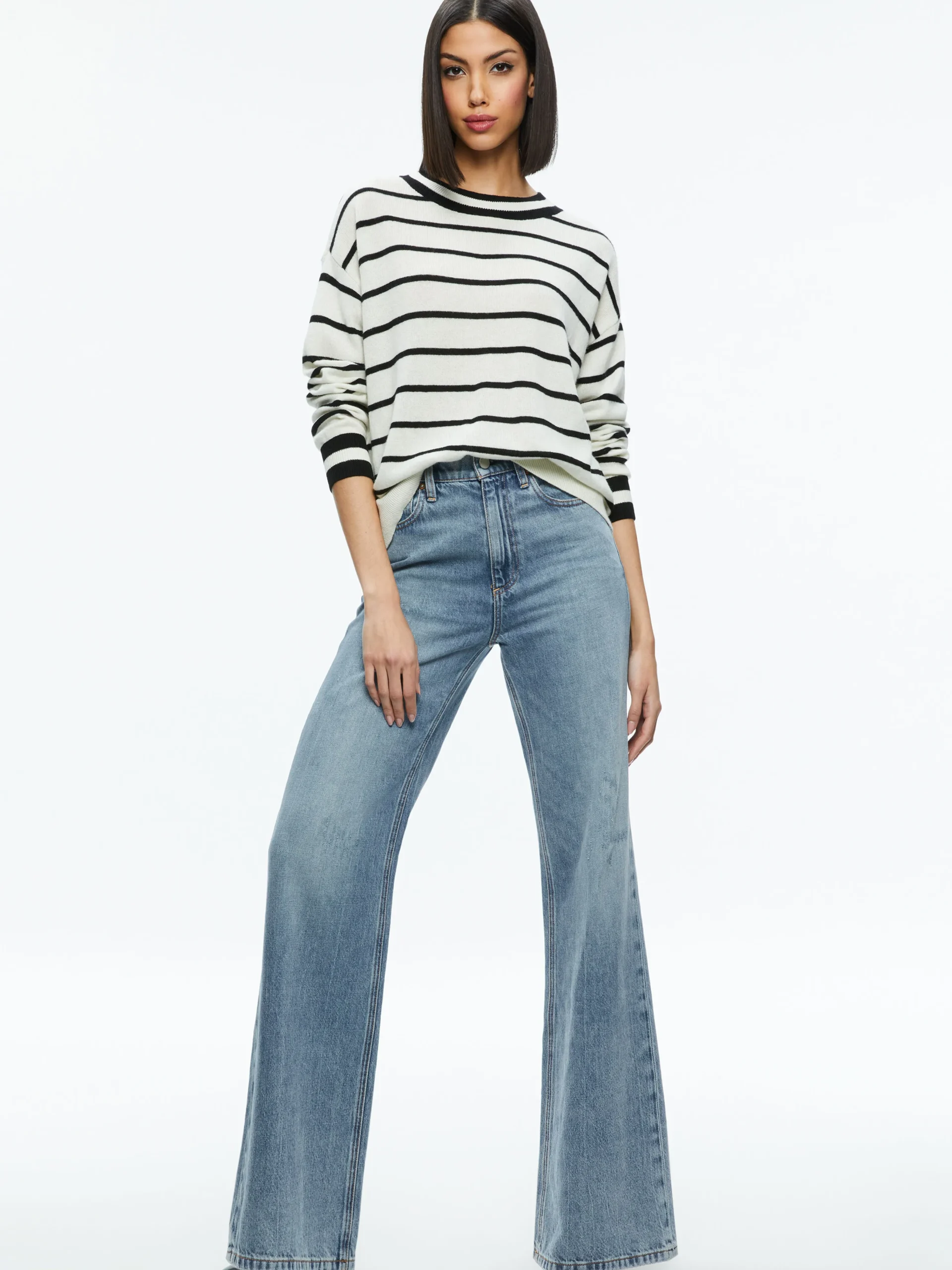 Alice and Olivia FILA CREWNECK PULLOVER *FEATURED SHOPS | CLOTHING