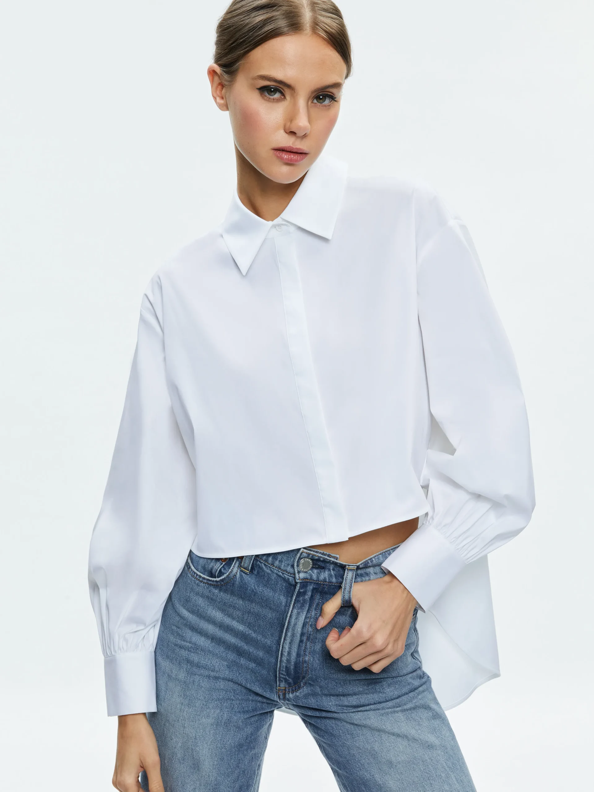 Alice and Olivia FINELY HIGH-LOW BLOUSE *FEATURED SHOPS | FEATURED SHOPS | CLOTHING