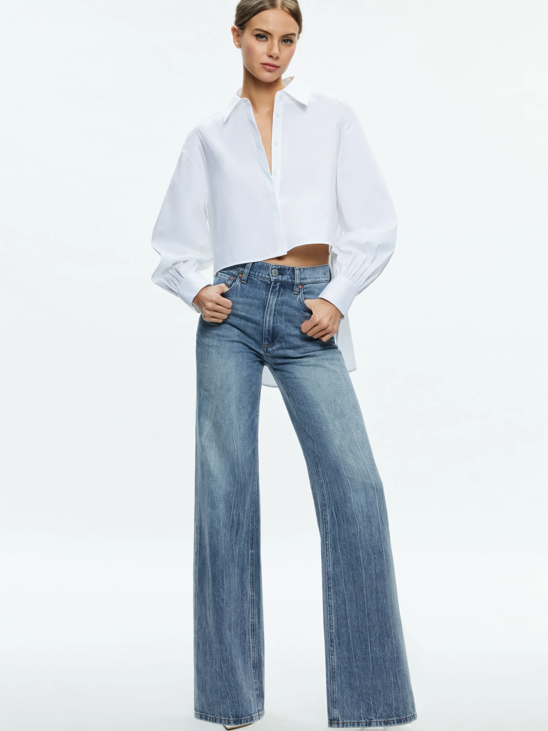 Alice and Olivia FINELY HIGH-LOW BLOUSE *FEATURED SHOPS | FEATURED SHOPS | CLOTHING