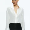 Alice and Olivia FINELY OPEN BACK BUTTON DOWN OFF WHITE*FEATURED SHOPS | FEATURED SHOPS | CLOTHING