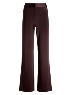 Alice and Olivia FINELY OVERSIZED BUTTON DOWN SHIRT + JC WIDE LEG SIDE SLIT PANT *CLOTHING