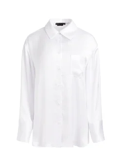 Alice and Olivia FINELY OVERSIZED BUTTON DOWN SHIRT *FEATURED SHOPS | CLOTHING