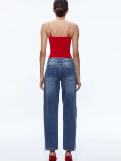 Alice and Olivia GAYLE EMBELLISHED SIDE JEAN *FEATURED SHOPS | CLOTHING | CLOTHING