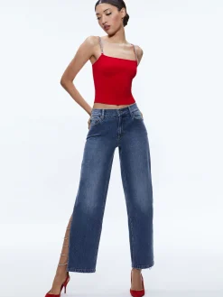 Alice and Olivia GAYLE EMBELLISHED SIDE JEAN *FEATURED SHOPS | CLOTHING | CLOTHING