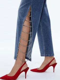 Alice and Olivia GAYLE EMBELLISHED SIDE JEAN *FEATURED SHOPS | CLOTHING | CLOTHING