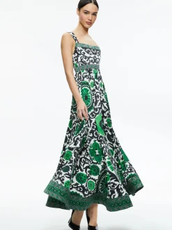 Alice and Olivia GUINEVERE MAXI DRESS MONARCH LIGHT EMERALD LARGE*FEATURED SHOPS | DRESSES | DRESSES | CLOTHING