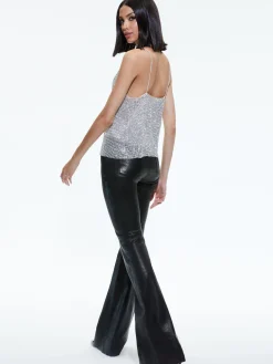 Alice and Olivia HARMON CRYSTAL CHAINMAIL SLIP TANK *FEATURED SHOPS | CLOTHING