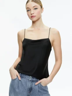 Alice and Olivia HARMON DRAPEY SLIP TANK *FEATURED SHOPS | CLOTHING