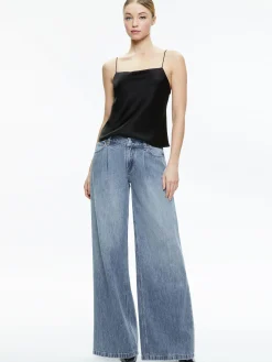 Alice and Olivia HARMON DRAPEY SLIP TANK *FEATURED SHOPS | CLOTHING