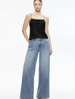 Alice and Olivia HARMON DRAPEY SLIP TANK *FEATURED SHOPS | CLOTHING