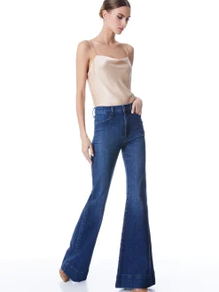 Alice and Olivia HARMON DRAPEY SLIP TANK *CLOTHING