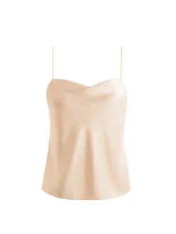 Alice and Olivia HARMON DRAPEY SLIP TANK *CLOTHING
