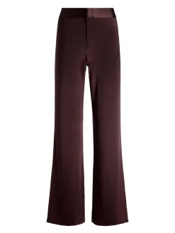 Alice and Olivia JC WIDE LEG SIDE SLIT PANT TOFFEE*FEATURED SHOPS | CLOTHING
