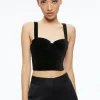 Alice and Olivia JEANNA BUSTIER TOP BLACK*CLOTHING