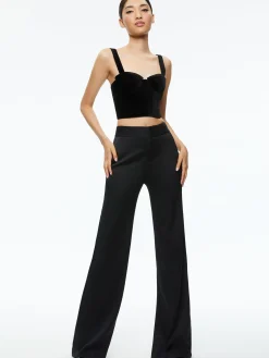 Alice and Olivia JEANNA BUSTIER TOP BLACK*CLOTHING