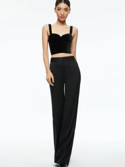 Alice and Olivia JEANNA BUSTIER TOP BLACK*CLOTHING