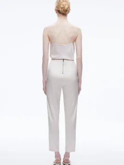 Alice and Olivia JESSIE SLIM PANT CHAMPAGNE*CLOTHING